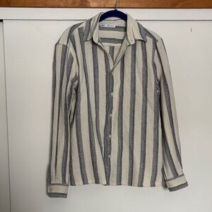 ZARA men’s Button up long sleeve (Medium)